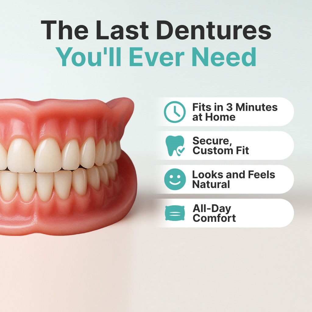 DarkFairy™ Custom-Fit Dentures — Designed for Comfort and a Natural-Looking Smile