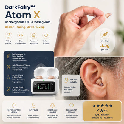 🔥 Today Only! DarkFairy™ Atom X Smart Hearing Aids — Hear Clearly, Feel Confident Again 💖