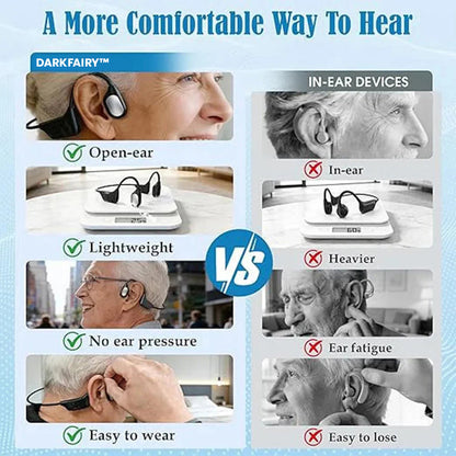 🔥 Final 2 Hours : Only Limited Stock Left🏆🔥Still Struggling to Hear Clearly? Brand-new Bone Conduction Smart Hearing Headphones