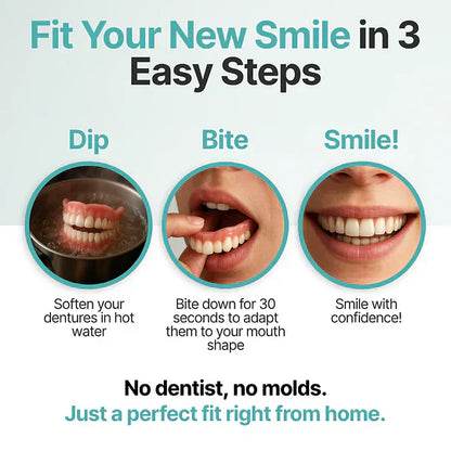 ✨🦷 HazyGalaxy™ Custom-Fit Dentures ⏰ ENDS TODAY   70% OFF | Smile with Confidence