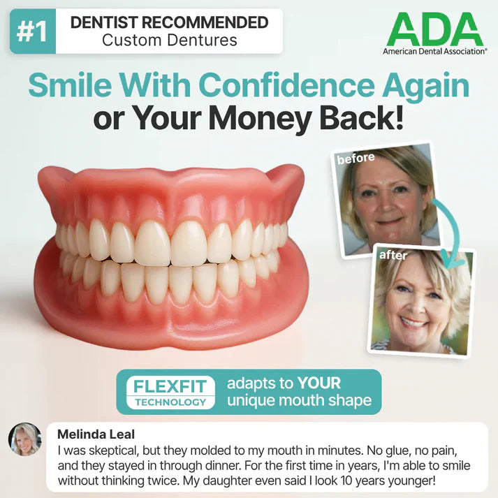 DarkFairy™ Custom-Fit Dentures — Designed for Comfort and a Natural-Looking Smile