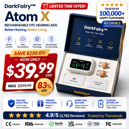🔥 Today Only! DarkFairy™ Atom X Smart Hearing Aids — Hear Clearly, Feel Confident Again 💖